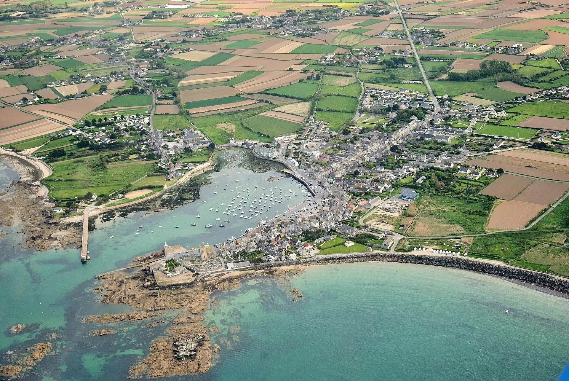 Le port de Barfleur, l'un des plus anciens de Normandie